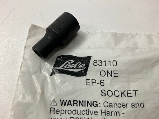 Lisle 83110 1/4'' Drive EP6 External Torx Plus Socket