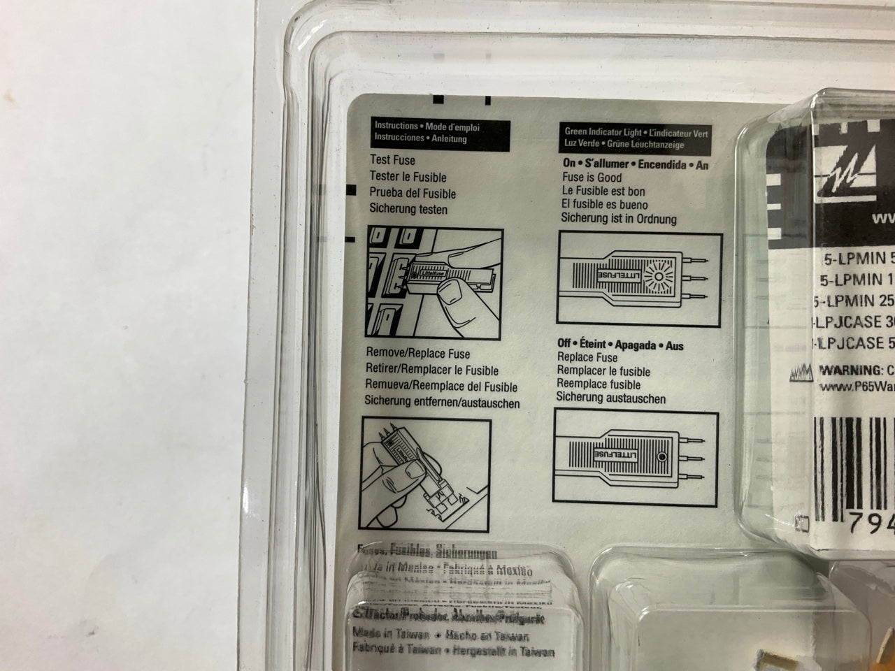 Littelfuse 00940554Z Low Profile Mini, J-case Fuse Assortment Kit - 30 Fuses