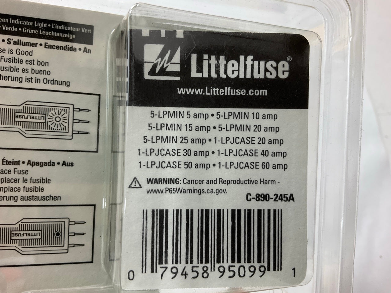 Littelfuse 00940554Z Low Profile Mini, J-case Fuse Assortment Kit - 30 Fuses