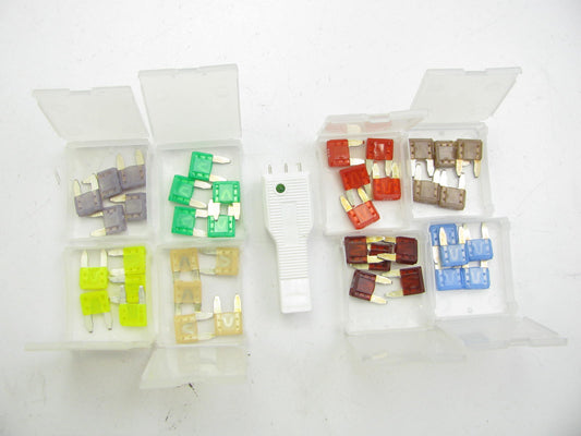 (5) Packs Of 40 - LITTELFUSE - 3, 5, 7.5, 10, 15, 20, 25, 30 Amp Mini Fuses