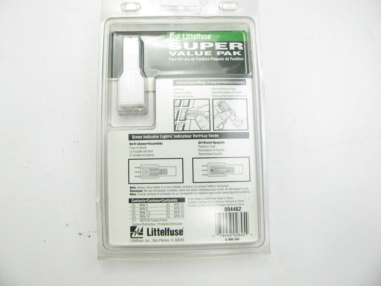 (5) Packs Of 40 - LITTELFUSE - 3, 5, 7.5, 10, 15, 20, 25, 30 Amp Mini Fuses