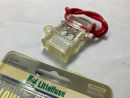 Littelfuse 0FHA0001XPGLO Smart Glow ATO In-Line Fuse Holder, 1 To 20 Amp