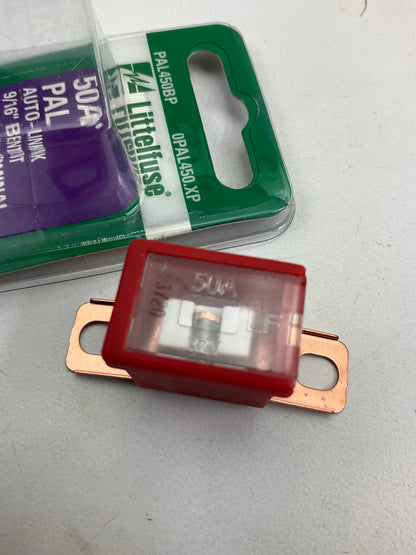 LITTELFUSE 0PAL450-XP 50A PAL Auto-Link 9/16'' Bent Male Terminal Fuse 50 Amp