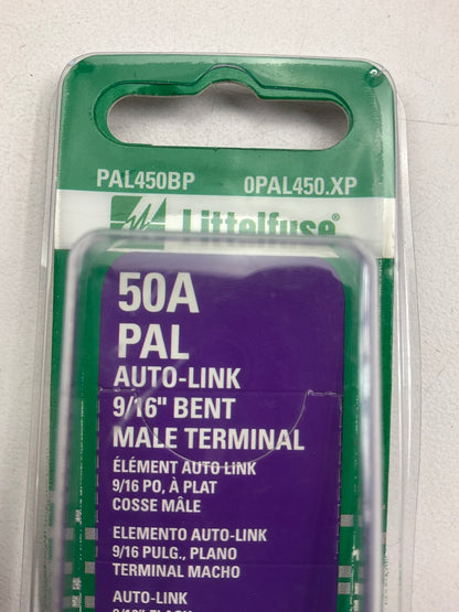 LITTELFUSE 0PAL450-XP 50A PAL Auto-Link 9/16'' Bent Male Terminal Fuse 50 Amp