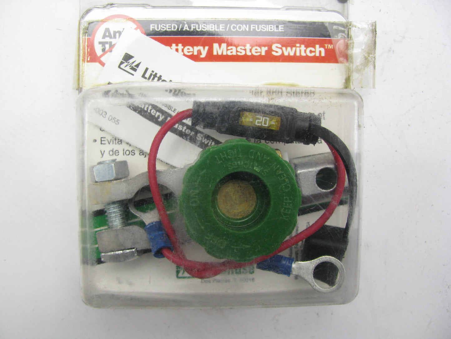 Littelfuse ATD300BP Anti-Theft Master Battery Disconnect Switch W/ Inline Fuse