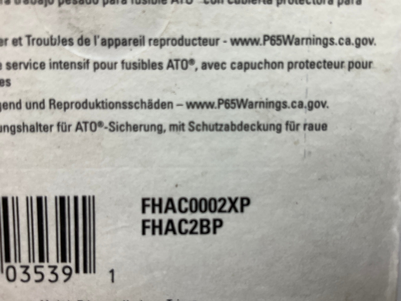 Littelfuse FHAC0002XP ATO Heavy Duty In-line Fuseholder Fuse Holder