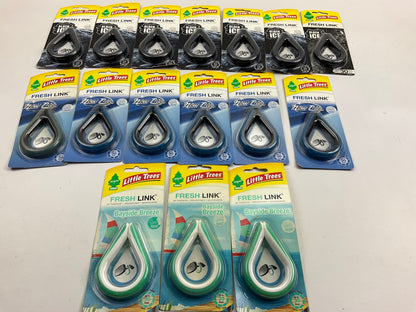 (16) Little Trees Assorted Scent Fresh Link Air Freshener