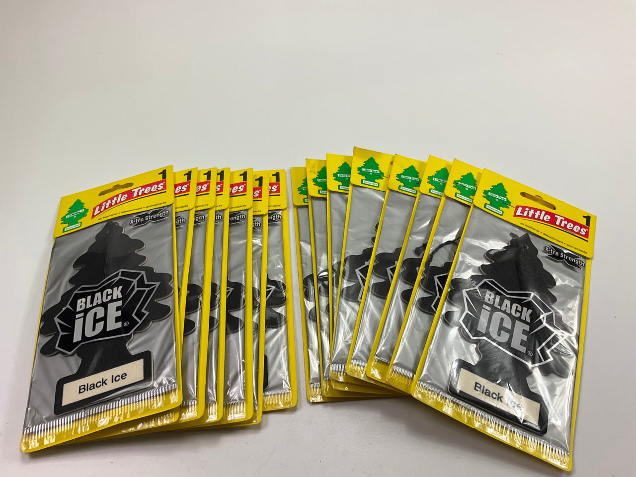 (15) Little Trees Air Fresheners -  Black Ice