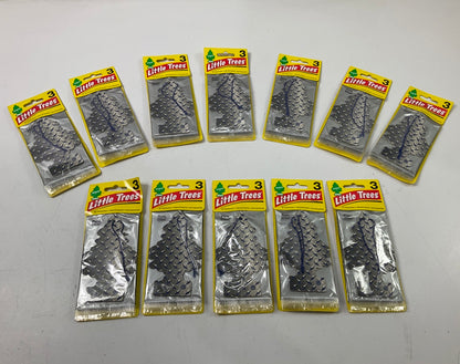 Little Trees Pure Steel Air Fresheners - 36 Total