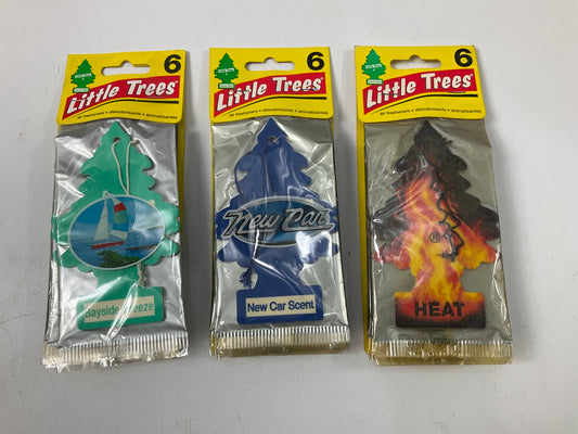 (60) Little Trees Air Fresheners - Assorted Scents For Car, Home. Office