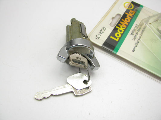 Lockworks LC14080 Ignition Lock Cylinder + 2 Keys
