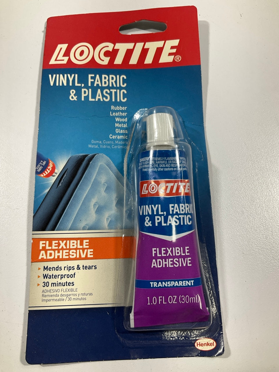 Loctite 1360694 Vinyl, Fabric, And Plastic Flexible Adhesive Glue