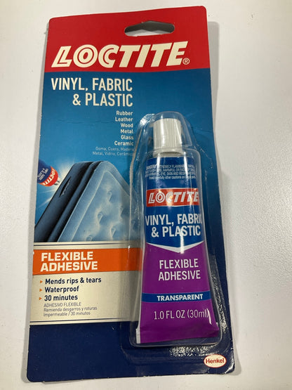 Loctite 1360694 Vinyl, Fabric, And Plastic Flexible Adhesive Glue