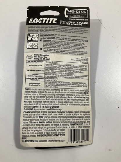 Loctite 1360694 Vinyl, Fabric, And Plastic Flexible Adhesive Glue