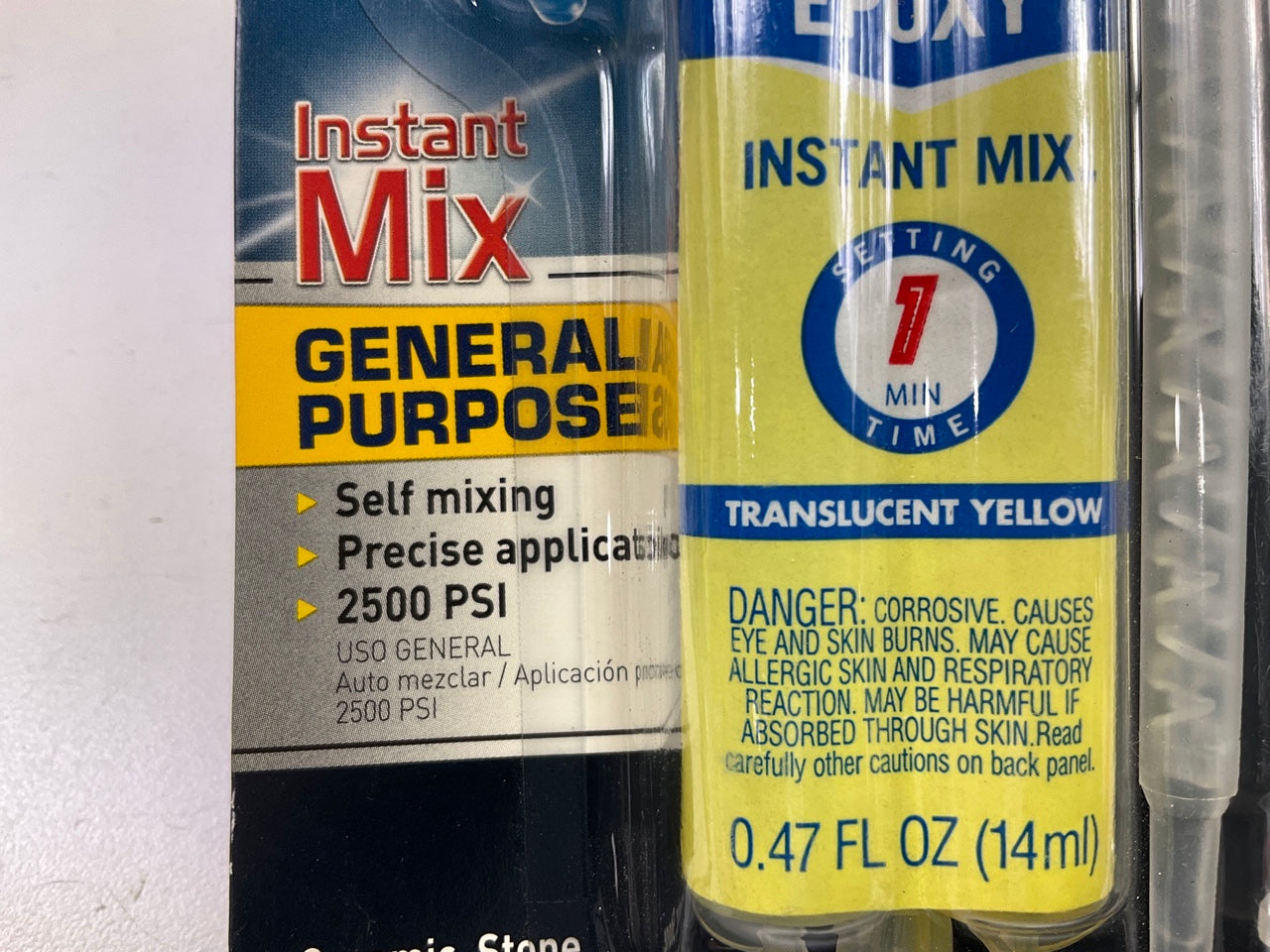 (2) Loctite 1366072 General Purpose Epoxy 1 Minute Instant Mix, 0.47-oz