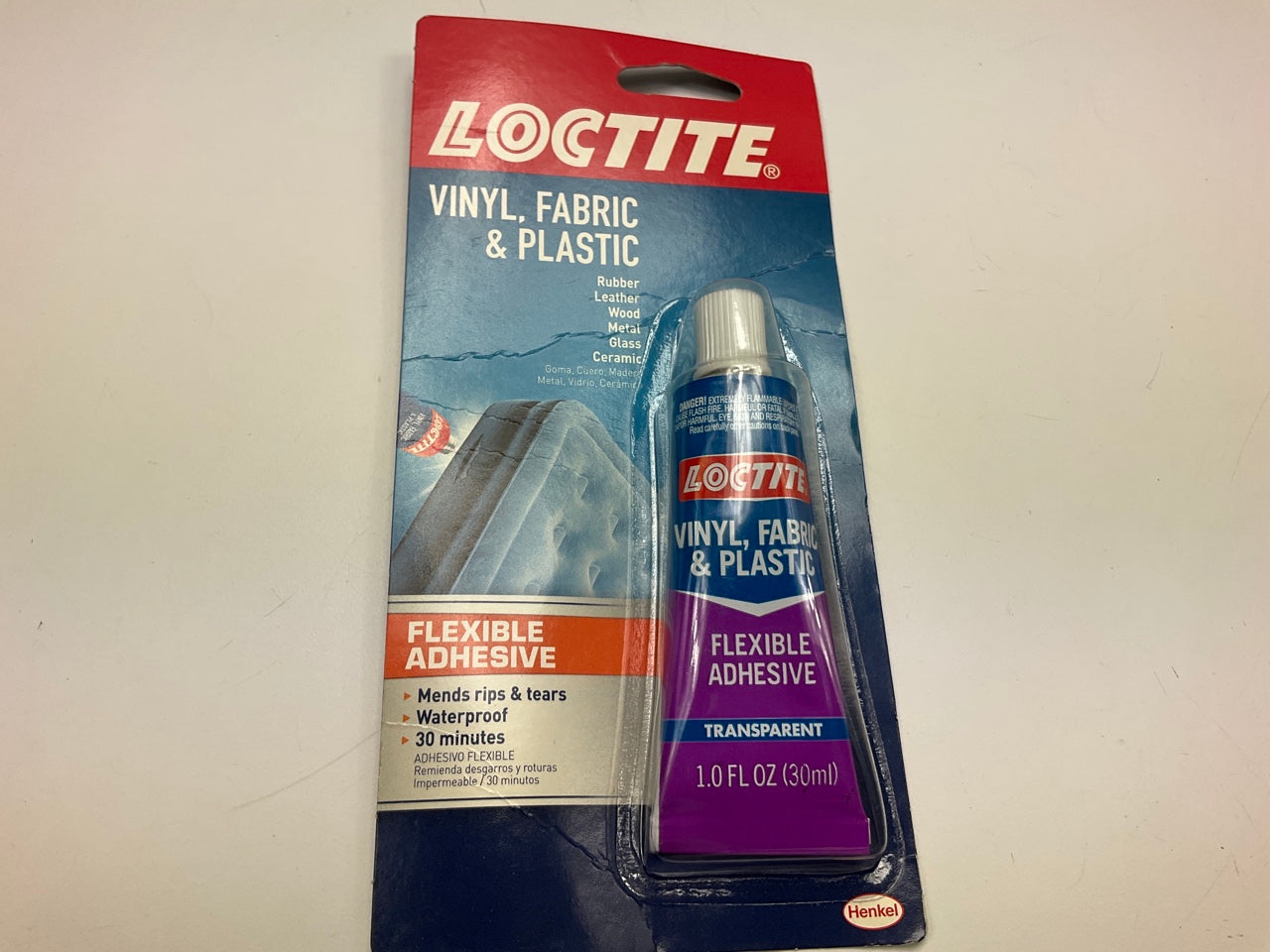 Loctite 1360694 Vinyl / Fabric / Plastic High Strength Flexible Adhesive 1 Oz.