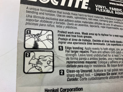 Loctite 1360694 Vinyl / Fabric / Plastic High Strength Flexible Adhesive 1 Oz.