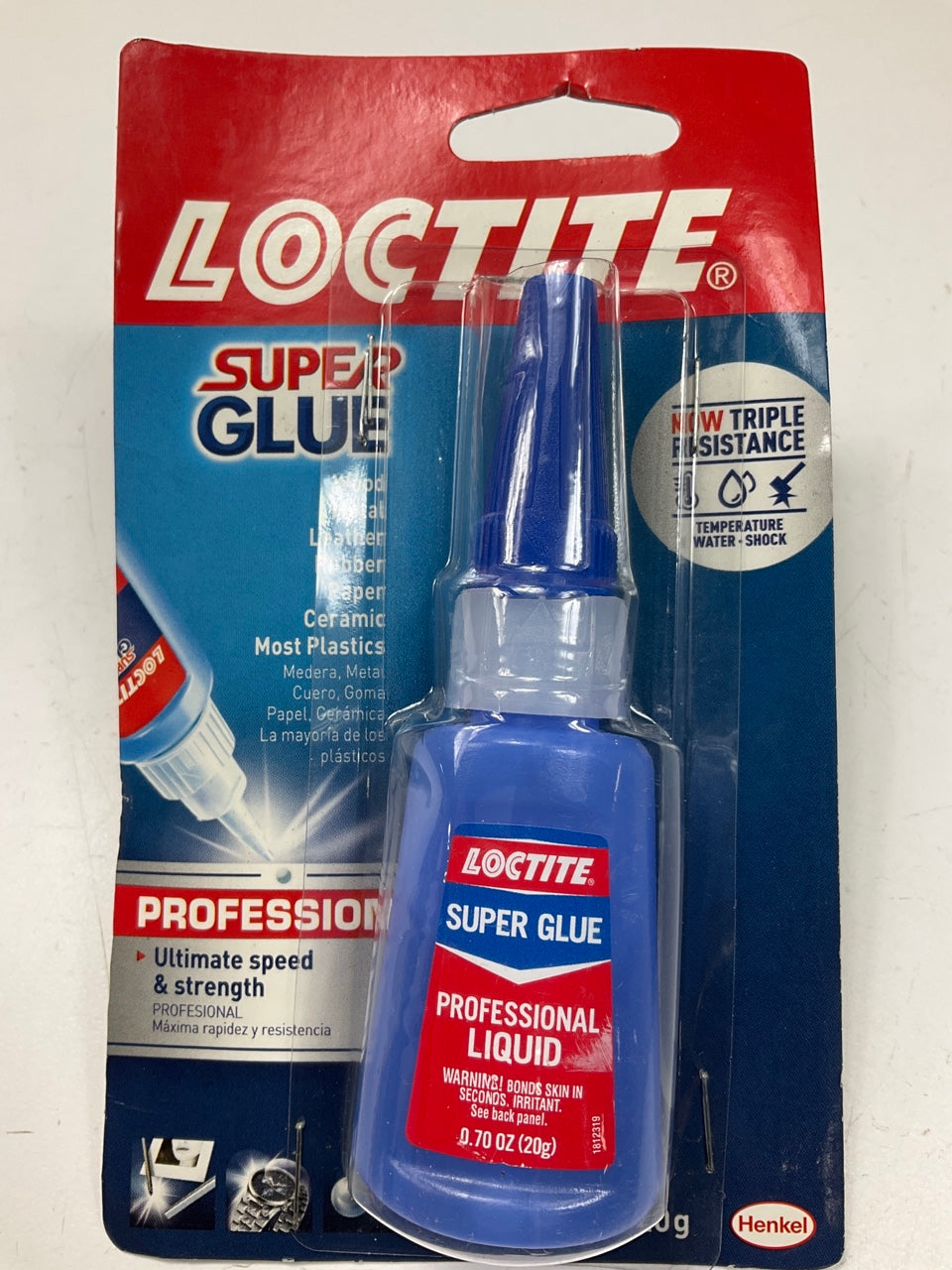 Loctite 1812319 Super Glue Professional Liquid, 0.70 Oz (20g)