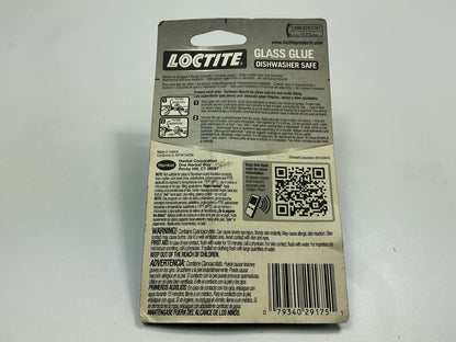 LOCTITE 233841 Glass Super Glue CLEAR Dishwasher Safe FAST BONDING Metal Stained