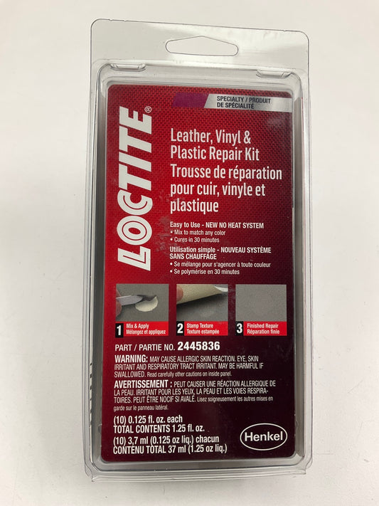 Loctite 2445836 Leather, Vinyl, & Plastic Upholstery Repair Kit, Uses No Heat!