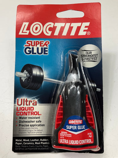 Loctite 43776 Ultra Liquid Control Super Glue. 0.14 Oz (4 Gram)