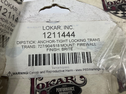 Lokar 1211444 Anchor-Tight Brite Firewall Mount Dipstick For Chrysler 727 Trans.