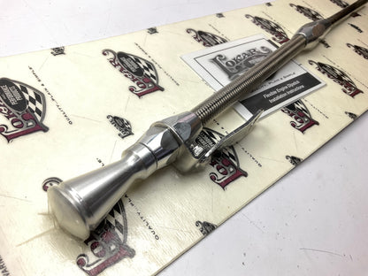 Lokar ED-5001 Flexible Engine Dipstick Stainless - Chevrolet SBC 1980 & Later