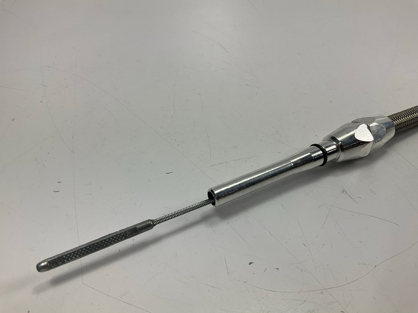 Lokar Engine Oil Dipstick & Tube Flexible Billet / Braided 1996-2004 Mustang GT
