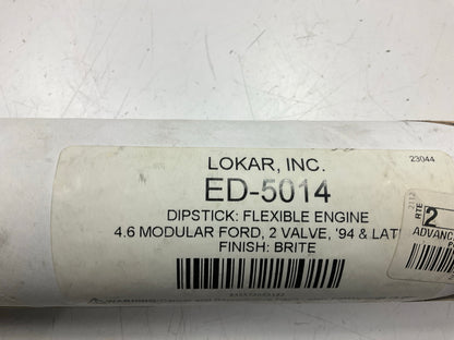 Lokar Engine Oil Dipstick & Tube Flexible Billet / Braided 1996-2004 Mustang GT