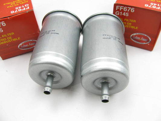 (2) Luberfiner FF676 Fuel Filters