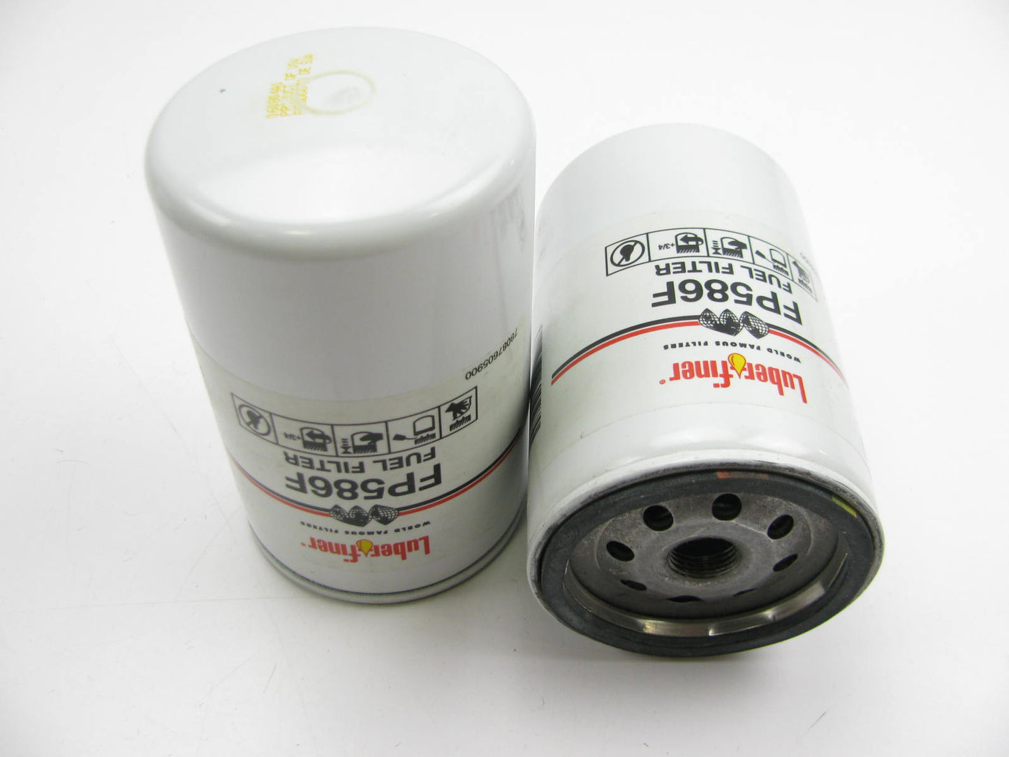 (2) Luberfiner FP586F Fuel Filter