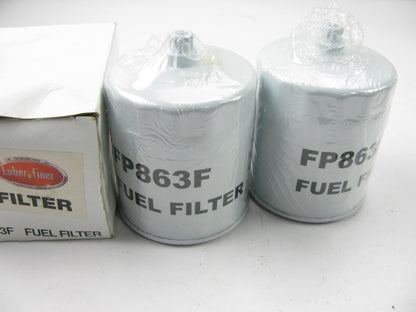 (2) Luberfiner FP863F Fuel Filter Replaces P3318 33381 F50077 FF224 BF863 TP919