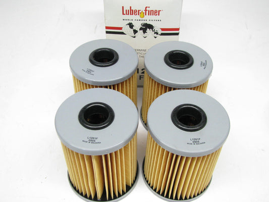 (4) Luberfiner L1261F Diesel Fuel Water Separator Filter