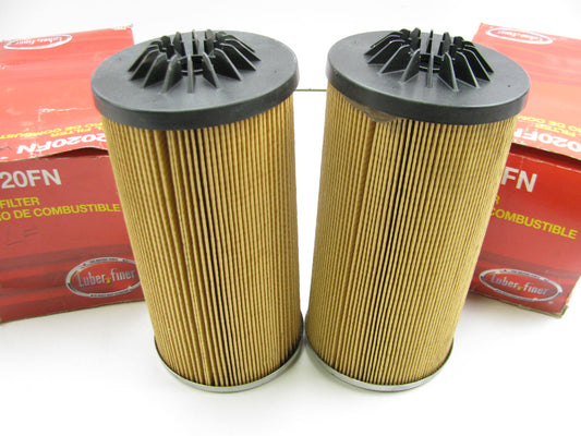 (2) Luberfiner L2020FN Diesel Fuel Water Separator Filter Replaces CS10985 33792