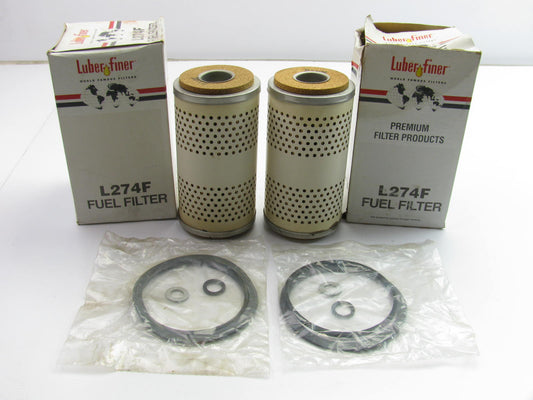 (2)  Luberfiner L274F Fuel Filter Replaces 33073 C1174PL 33074 F60059 FF944