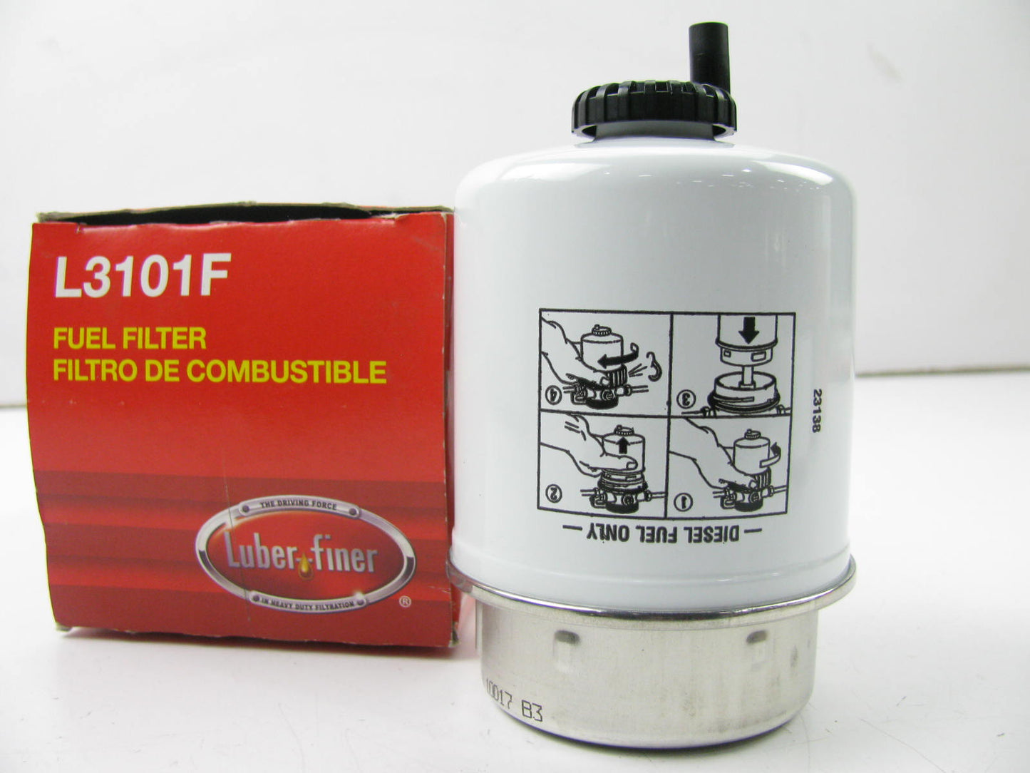 Luberfiner L3101F Diesel Fuel Water Separator Filter Replaces PS9127 33748
