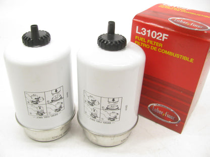 (2) Luberfiner L3102F Diesel Fuel Water Separator Filter