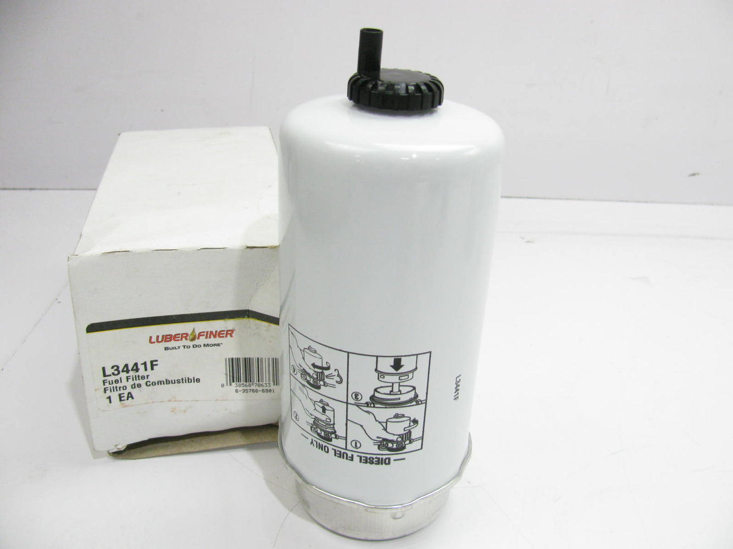 Luberfiner L3441F Fuel Filter For TM120 TM130 TM140 TM155 Tractors