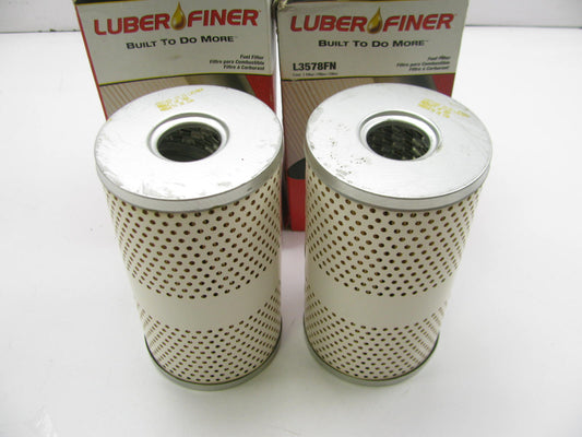 (2) Luberfiner L3578FN Diesel Fuel Water Separator Filter