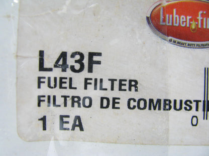 Luberfiner L43F Fuel Filter Replaces 33144 PF116 F1143 F970