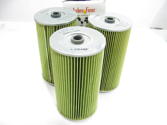 (3) Luberfiner L5948F Fuel Filter For Nissan TFA21G TFA21K W/ PD6 Engine