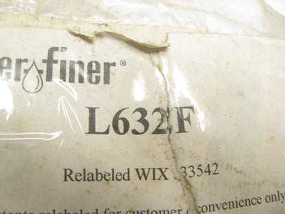 Luberfiner L632F Cartridge Fuel Sock Filter For Detroit Diesel Engines