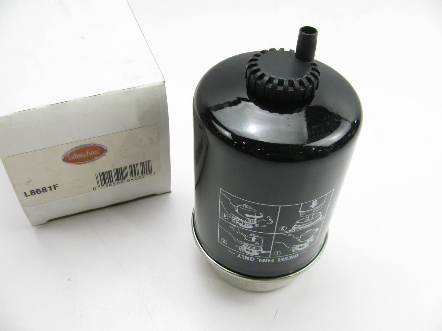 Luberfiner L8681F Diesel Fuel Water Separator Filter Replaces 33638 FS19554