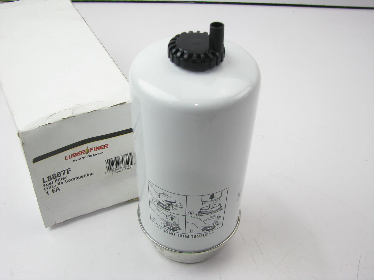 Luberfiner L8867F Diesel Fuel Water Separator Filter Replaces PS10810 33738