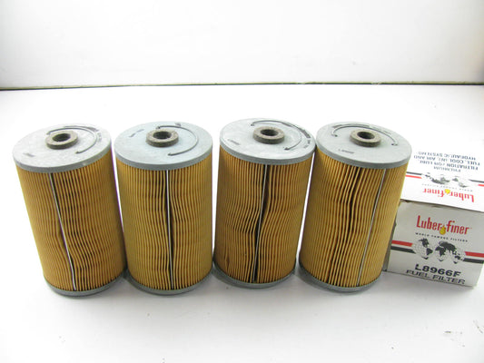 (4) Luberfiner L8966F Fuel Filter For Deutz Engines - 33429