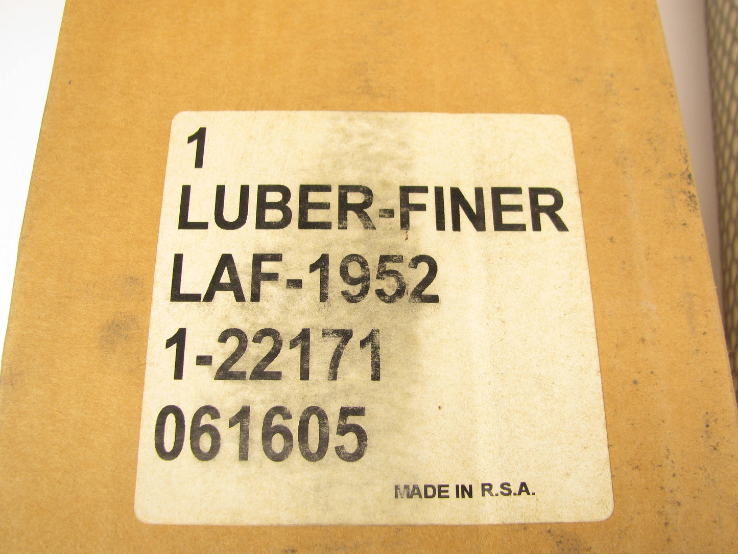 Luberfiner LAF-1952 Air Filter For John Deere 9400, 9500, 9600 Combines
