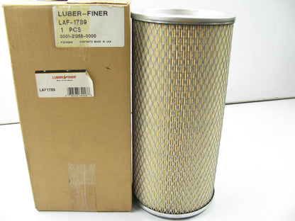 Luberfiner LAF1789 Inner Air Filter For Massey Ferguson Dozer, Tractor, Sullair