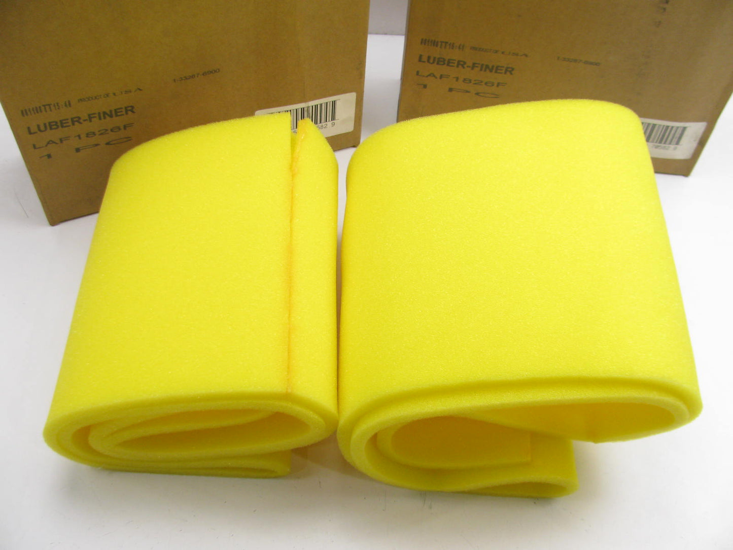 (2) Luberfiner LAF1826F Air Filter Foam Wrap For LAF1826; CAT 8N-2555