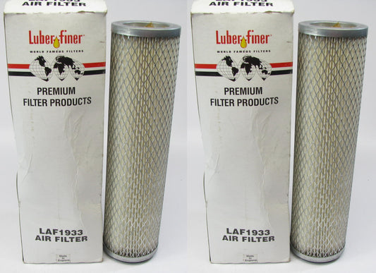 (2) Luberfiner LAF1933 Air Filters For 9010, 9020 Excavator, Oliver 1850 Tractor