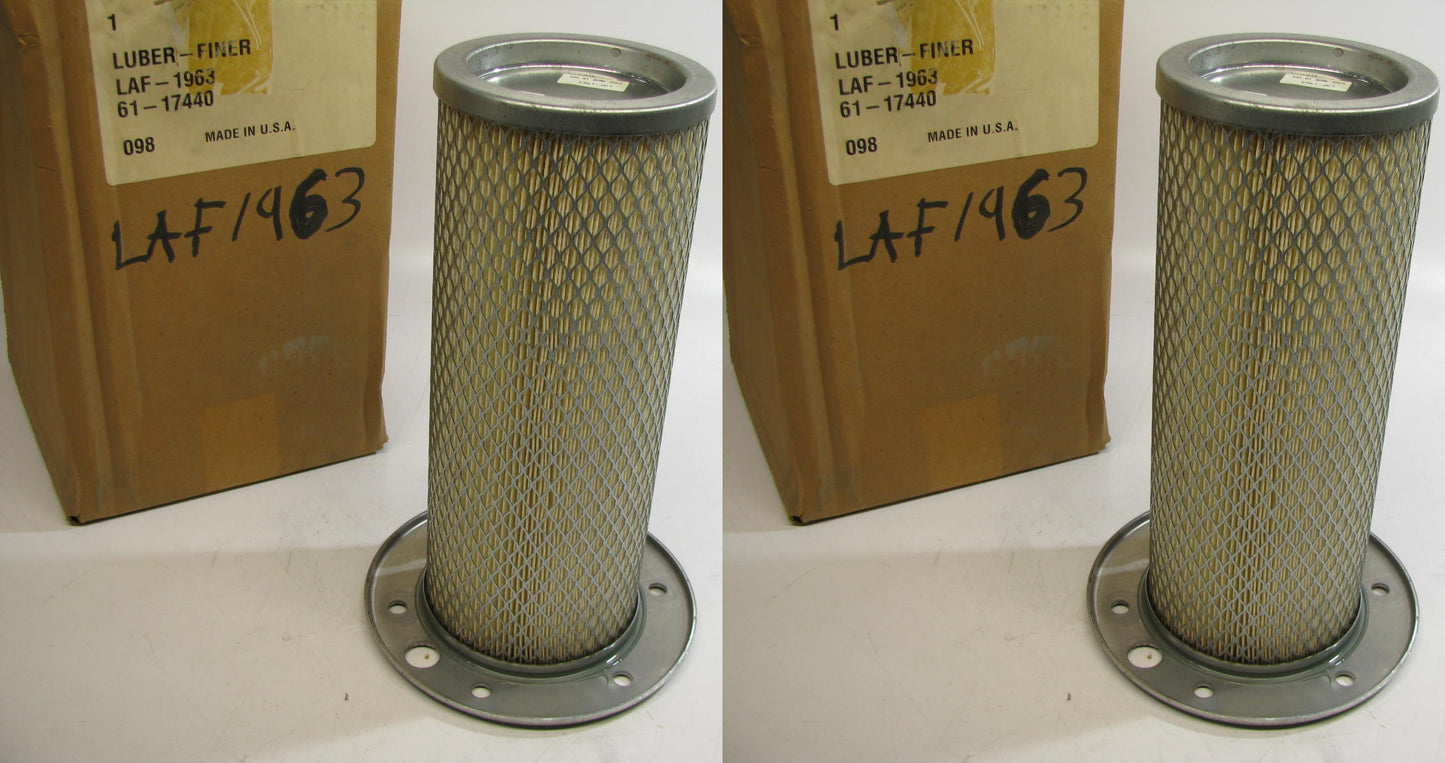 (2) Luberfiner LAF1963 Air Filters Replaces A54437 6511 46511 AF2067 AK9 88511